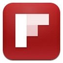 Icono corporativo de Flipboard