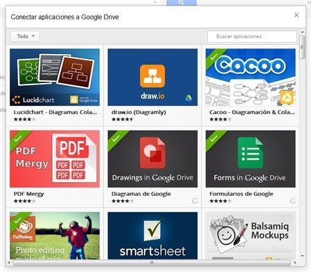 Servicios adicionales de Google Drive