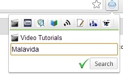Complemento de Google Chrome Educational Material Search para buscar y encontrar recursos educativos