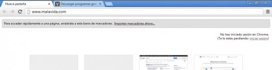 Atajo de teclado para barra de direcciones de Google Chrome