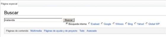 Buscador de Wikipedia