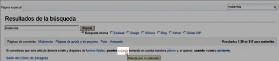 Crear artículo nuevo en Wikipedia