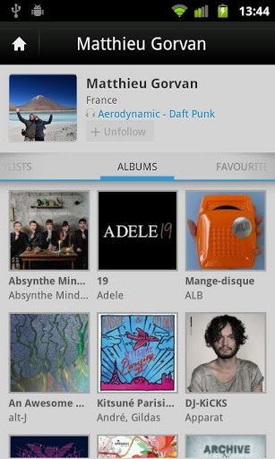 Deezer como alternativa a Spotify en versión Android