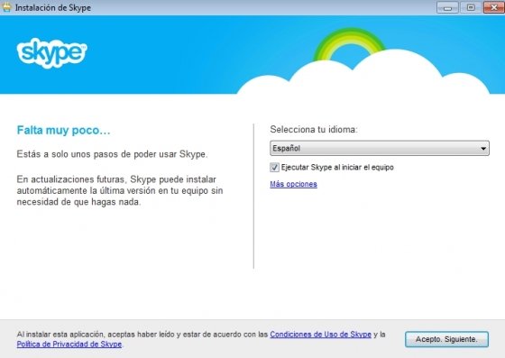 Instalar Skype en Windows
