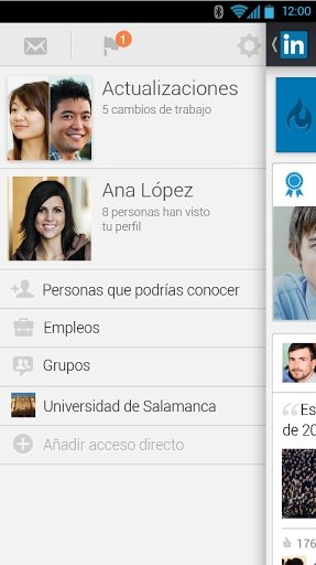 Aplicación de LinkedIn como una de las mejores aplicaciones de redes sociales para utilizar con Andr