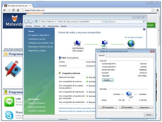 Conexión a Internet en un PC vía tethering con Android