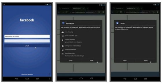 Instalación del cliente de Facebook, Facebook Chat y Facebook Home