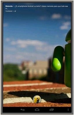 Escritorio de Android con Facebook Home