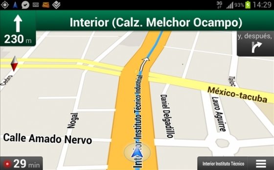 Google Maps Navigation en acción 2