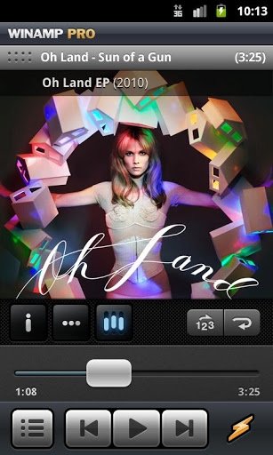 Winamp para Android es uno de los mejores reproductores musicales