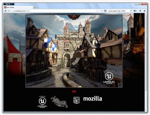 Unreal Engine 3 Epic Citadel corriendo sobre HTML5