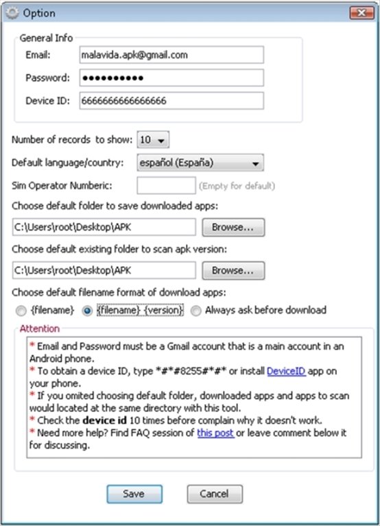 Configurar Real APK Leecher