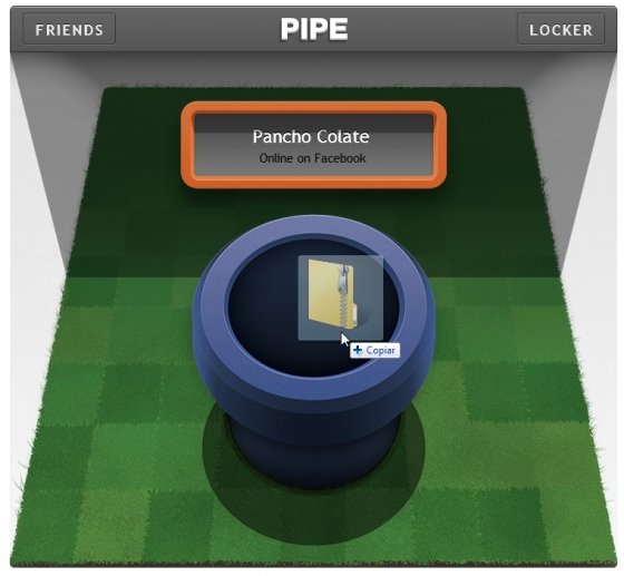Enviando archivos grandes por Facebook con Pipe