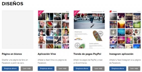 Plantillas disponibles en Decor Tab Creator de forma gratuita