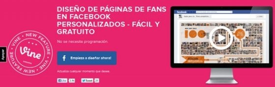 Portada de Decor Tab Creator una vez instalado en el perfil de Facebook