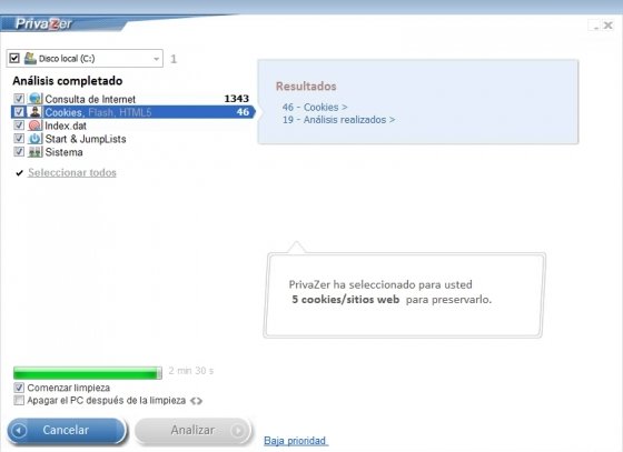 Limpieza en marcha con PrivaZer