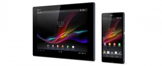 Tableta Xperia Tablet Z y móvil Xperia