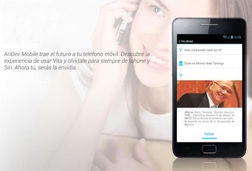 Asistente de voz para Android Vita
