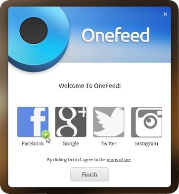 Agregar cuentas personales a OneFeed