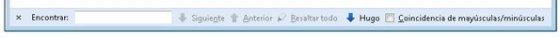 Barra de búsqueda de Firefox