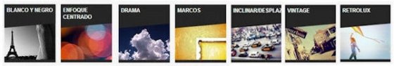 Herramientas creativas del editor de fotos de Google Plus