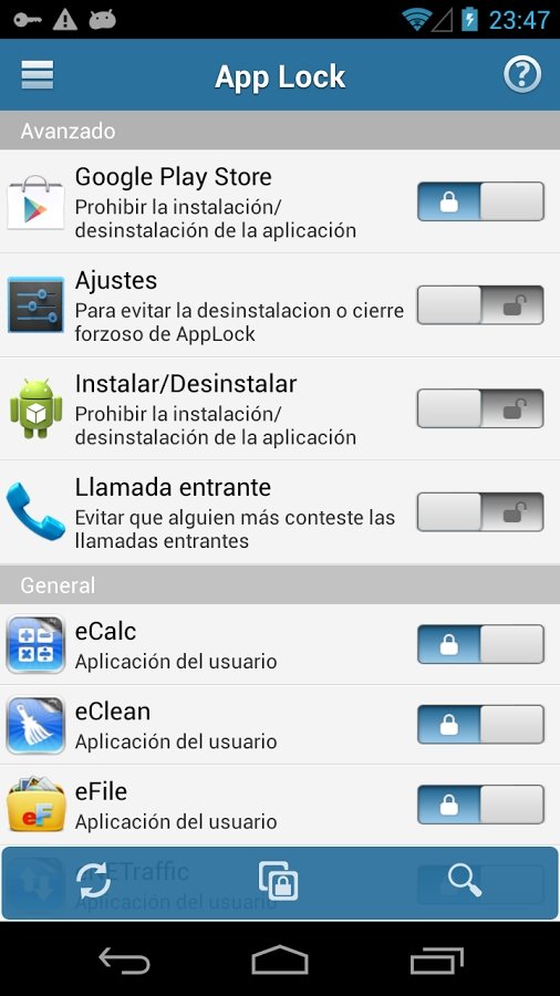 Bloquea el acceso a cualquier aplicación de Android