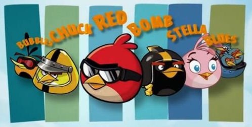 Personajes protagonistas de Angry Birds Go!