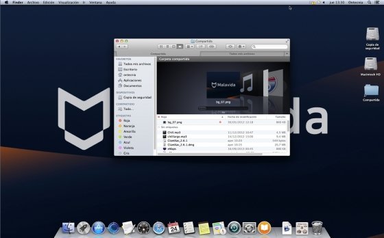 Nueva navegación en Finder por pestañas y etiquetas en OS X Mavericks