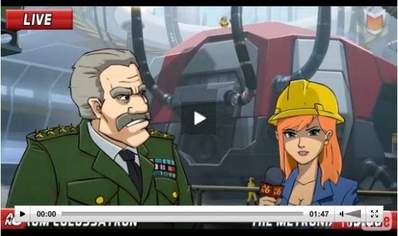 Segundo tráiler oficial de Colossatron: Massive World Threat, entrevista al General Moustache