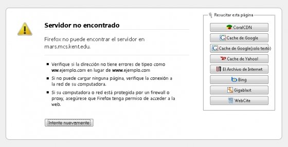 Archive.org o el Archivo de Internet almacena capturas de millones de webs