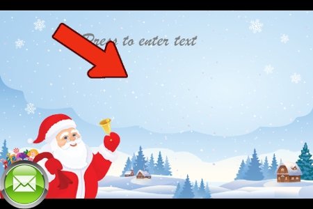 Escribe texto en tu tarjeta de felicitación