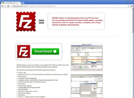 Falso Filezilla 2