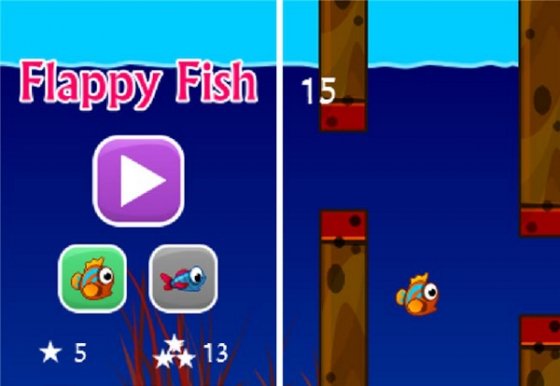 Capturas de Flappy Fish