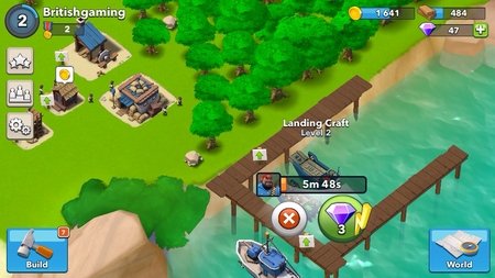 Captura de pantalla Boom Beach