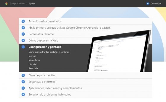 Mensaje de seguridad de Google Chrome