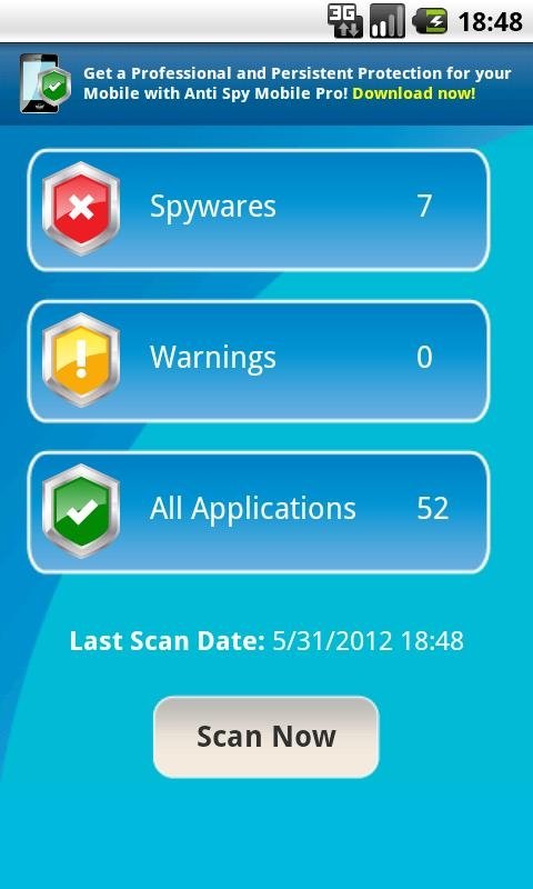Captura de Anti Spy Mobile para Android