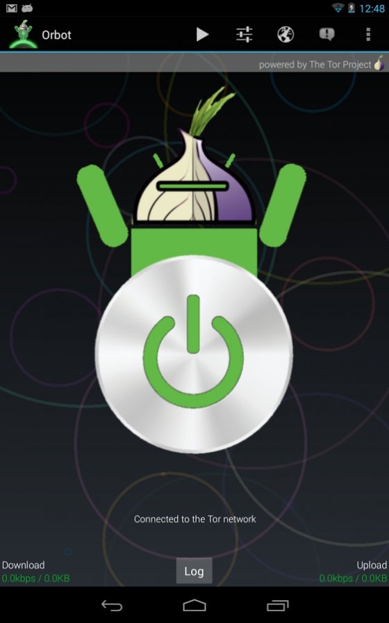 Captura de Orbot para Android