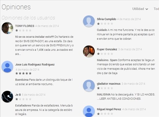 Opiniones