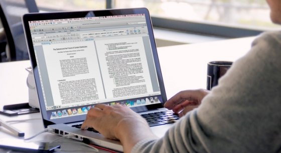 Office para Mac en un MacBook Pro