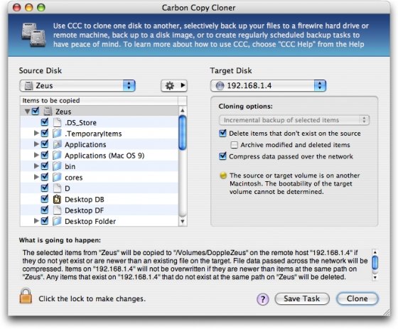 Captura Carbon Copy Cloner