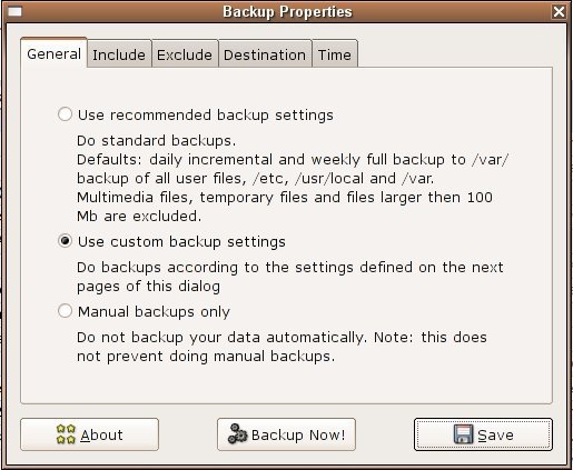 Captura Simple Backup