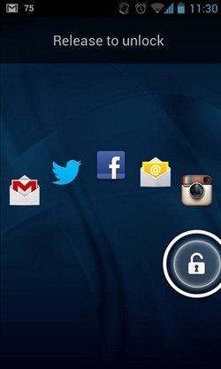 Quick Launch Social Lockscreen