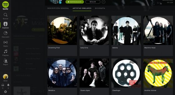 Nuevos cambios en Spotify