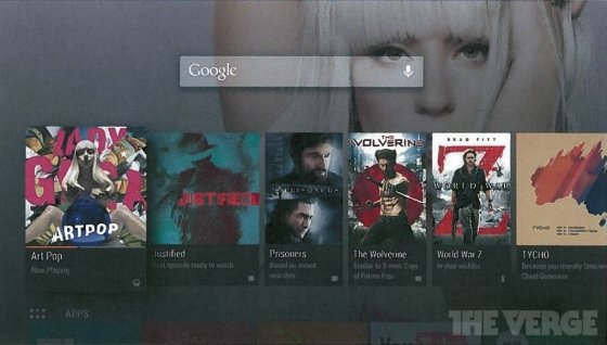 Captura de pantalla de Android TV