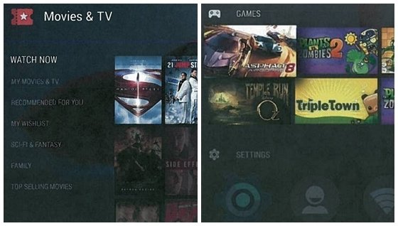 Captura de pantalla de Android TV