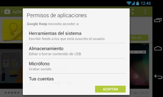 Permisos de Android