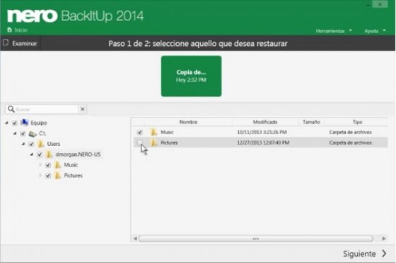 Captura Nero BackItUp 2014