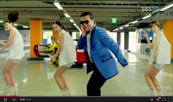 El Gangnam Style triunfó en YouTube