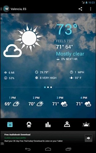 Captura de 1Weather